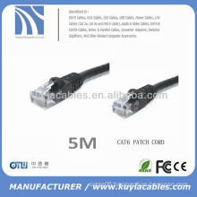 Black 5M CAT6 UTP Cable RJ45 to RJ45